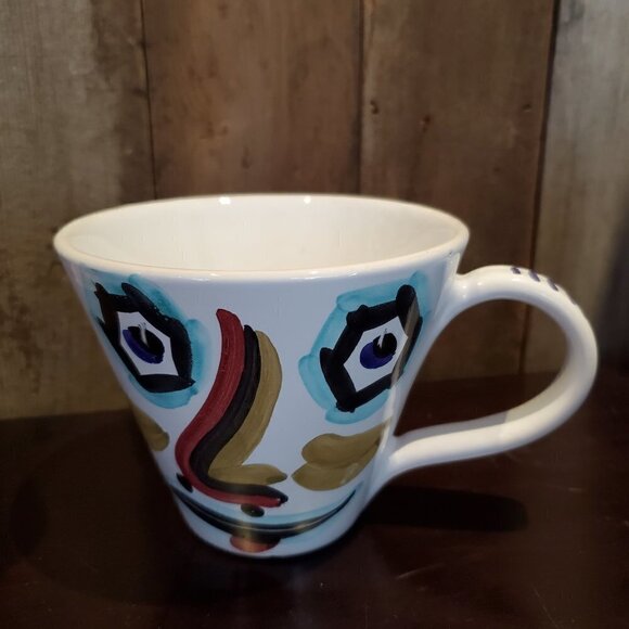 Starbucks Sberna Deruta Italy Abstract Face Mug - Picture 1 of 5